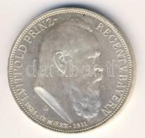 Német Császárság/Bajorország 1911. 3M Ag "90. születésnap" T:exPP