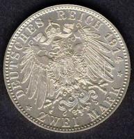 Német Császárság/Bajorország 1914. 2M Ag T:1/2