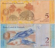 Venezuela 1989. 20B + 1992. 50B + 2007. 5B + 2008. 2B T:III
Venezuela 1989. 20 Bolivares + 1992. 50...