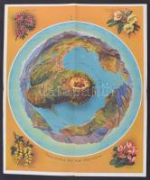 cca 1930-1940 Lugano, San Salvatore felvonó menetrend és tájékoztató / tourist guide