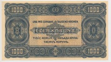 1923. 1000K "8 FILLÉR - NYOLC FILLÉR" felülnyomással T:II