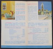 cca 1930-1940 "Eger, a pihenés, a nyaralás, a gyógyfürdők városa", illusztrált utazási pro...