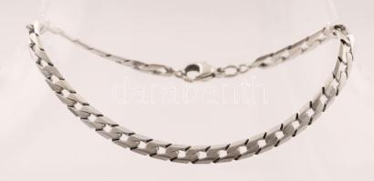 Ezüstkarkötő lapos szemekkel, Ag., 7,5gr., jelzett, 20cm/ Silver bracelet with flat eyes, Ag. 7,5gr., marked, 20cm