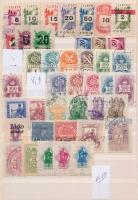 Kis okmánybélyeg tétel közepes berakólapon (~11.680)