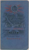 cca 1913 Kőszénbánya és Téglagyár Társulat Pesten, azelőtt Drasche. Képes, színes árjegyzék. 28p. Szép állapotban