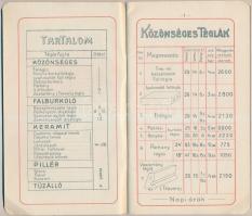 cca 1913 Kőszénbánya és Téglagyár Társulat Pesten, azelőtt Drasche. Képes, színes árjegyzék. 28p. Sz...