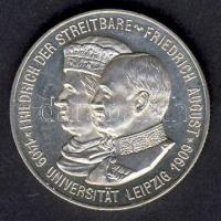 Német Császárság/Szászország 1909. 2M Ag "Lipcsei Egyetem" T:2 kis k.