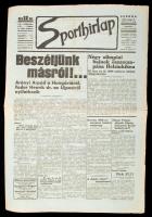 1936 Sporthírlap szept.2-i száma sok érdekes cikkel, pp.:8, 47x31cm