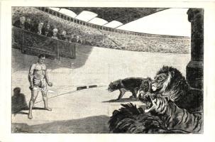 'Magyarország imperialista szomszédainak martaléka' / 'Hungary thrown to her hungry neighbours', Hungarian irredenta, artist signed