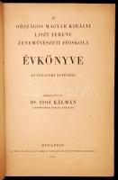 Az Országos Magyar Királyi Liszt Ferenc Zeneművészeti Főiskola évkönyve az 1942/43-iki tanévről. Sze...