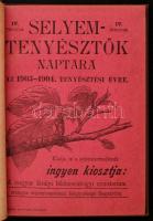 Selyemtenyésztők naptára az 1903-1904. tenyésztési évre. Bp., 1903, Magyar Királyi Földmivelésügyi Ministerium. 156 p. kiadói egészvászon-kötésben.