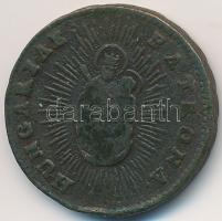 1763. Rézdénár "Mária Terézia" zárt korona T:2-,3 
Huszár: 1756., Unger III.: 1278