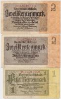 Németország / Weimari Köztársaság 1929. 10M + 20M (2x) + Német 3. Birodalom 1937. 1M + 2M (2x) T:III...