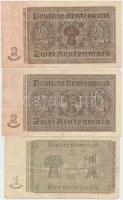 Németország / Weimari Köztársaság 1929. 10M + 20M (2x) + Német 3. Birodalom 1937. 1M + 2M (2x) T:III...