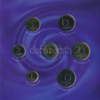 2007. 1Ft-100Ft 8klf db, szettben, benne 50Ft "50 éves a Római Szerződés" T:BU