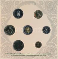 2007. 1Ft-100Ft 8klf db, szettben, benne "Berán Lajos és a pengő" Ag emlékérem (10g/0.999/...