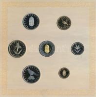 2008. 1Ft-100Ft 7klf db + Mátyás denár Ag fantáziaverete "Reneszánsz emlékév" dísztokos sz...