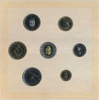 2008. 1Ft-100Ft 7klf db + Mátyás denár Ag fantáziaverete "Reneszánsz emlékév" dísztokos sz...