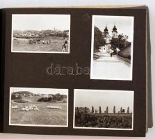 cca 1950-1960 A Balaton felvidéki részét(Badacsony, Tihany, Paloznak, stb.), bemutató fotóalbum, 126...
