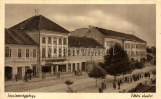 Sepsiszentgyörgy, Fő tér / Main square, shops (fa)