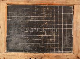 cca 1920-1930 2 db régi iskolai palatábla, 16x20 és 16x22 cm