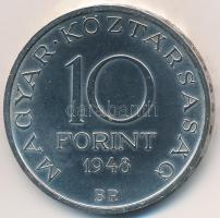 1948. 10Ft Ag "Széchenyi" T:2 ph