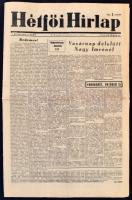 1956 október 12. A Hétfői hírlap 2. száma, benne riport Nagy Imrénél