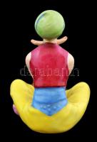 Goebel (1944-49) indai fiú, porcelán, jelzett, hibátlan, 10x6cm