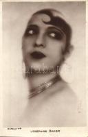 Josephine Baker, with autograph on the backside (EK)