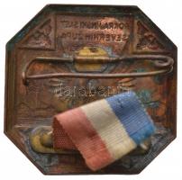 Jugoszlávia 1935. "Szabadka 1935 Június" Br jelvény a hátoldalán "T. KRIVAK-ZAGREB&qu...