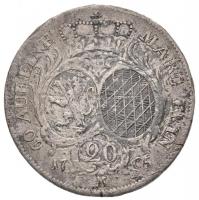 Német Államok / Pfalz-Birkenfeld-Zweibrücken 1765M 20kr Ag "IV. Krisztián" (5.88g) T:2-,3
...