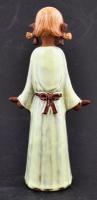 Goebel (1966) kislány, kerámia, kézzel festett, jelzett, hibátlan, 22cm