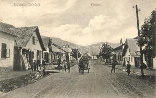 Rahó, Fő utca; Freidman könyvnyomda kiadása / Main street (Rb)