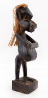 Afrikai fa szobor, m: 34 cm