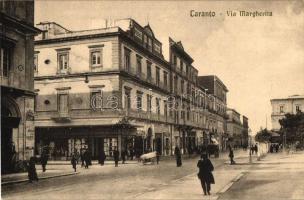 Taranto, Via Margherita / street, shops