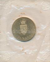 Kanada 1967. "100 éves a konföderáció" sárgaréz zseton eredeti fóliacsomagolásban (32mm) T...