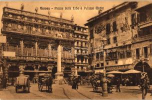 Verona, Piazza Erbe / square, market, shop of G. Bandrioli