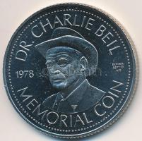 Kanada 1978. "Indián idők dollárja / Dr. Charlie Bell emlékérme" Ni emlékérme (33mm) T:2 (...