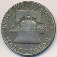 Amerikai Egyesült Államok 1963D 1/2$ Ag "Franklin" T:2-
USA 1963D 1/2 Dollar Ag "Fra...