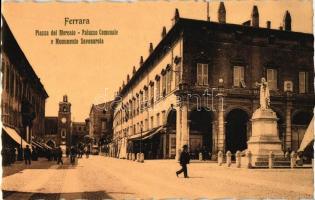 Ferrara, Piazza del Mercato, Palazzo Communale, Monumento Savonarola / square, palace, monument