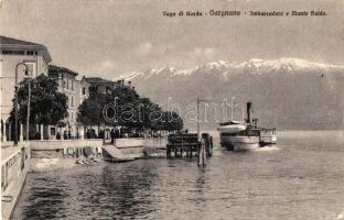 Gargnano, Lago di Garda / lake, steamship (Rb)