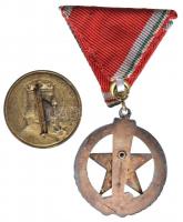 Zsákodi Csiszér János (1883-1953) 1930. "Sanctus Emericus" Br jelvény "LUDVIG BP THÉK...