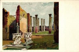 Pompei, Casa di Cornelio Rufo, litho s: Craffonara