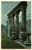 Pompei, Tempio di Apollo, E. Ragozino litho s: Craffonara