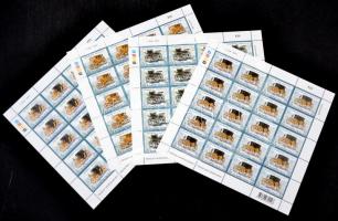 Royal carriages mini sheet set Királyi hintók kisív sor