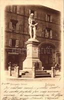 Bologna, Monumento Galvani, Calcografia Salvardi / statue, chalcography