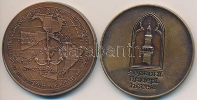 1987. "Soproni Ünnepi Hetek / Sörfesztivál Sopron" Br emlékérem (42,5mm) + Bozó Gyula (191...