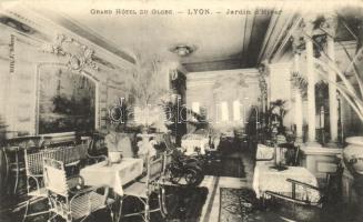 Lyon, Grand Hotel du Globe, Jardin dHiver / hotel interior, winter hall