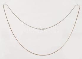 Ezüst kígyó nyaklánc, Ag.,7,1gr., jelzett, 42cm/Silver snake necklace, Ag. 7,1gr., marked, 42cm