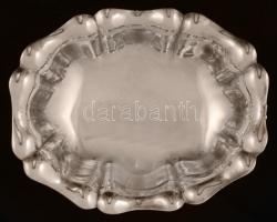 Ezüst oroszlántalpas tálka, Ag.,45,5gr., jelzett, 11x9x3cm/ Silver Lion footed bowl, Ag. 45,5gr., Ma...
